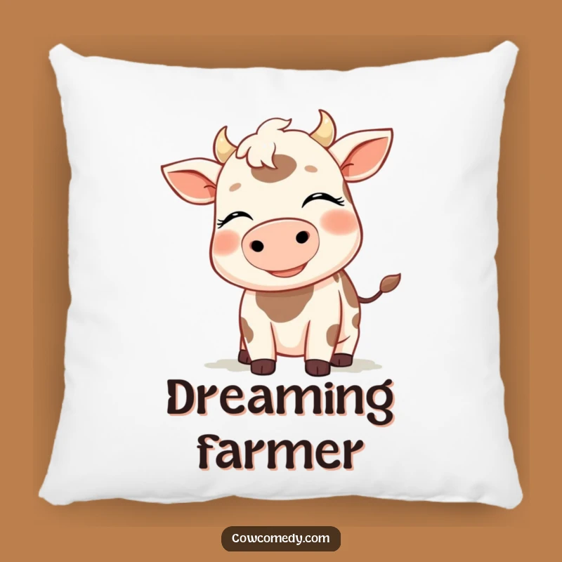 Funny Breezy Cow Pillow - Soft and Relaxing Comfort Gift