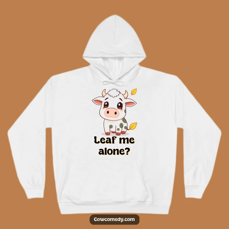 Funny Cow Autumn Surprise Hoodie: Cozy Comfort with a Smile