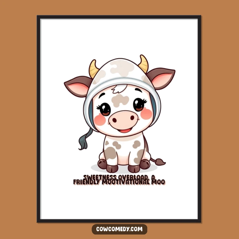 Free Printable Cow Kid Wall Art: Funny Downloadable Art for Sweet Decor