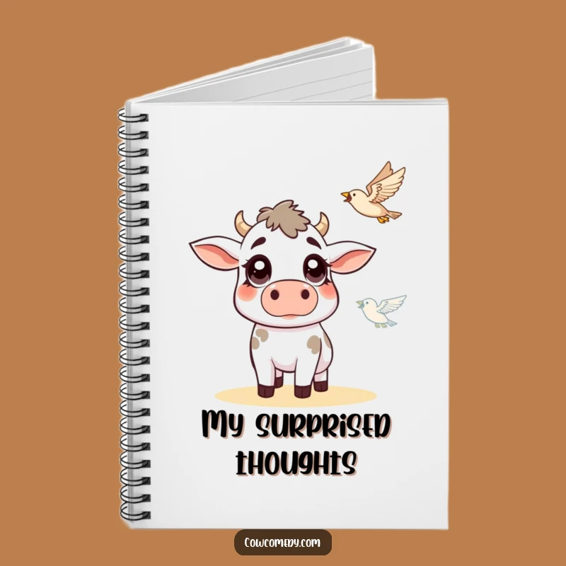 Funny Cow Surprise Journal: Hilarious Notebook for Your Thoughts, Perfect Gift